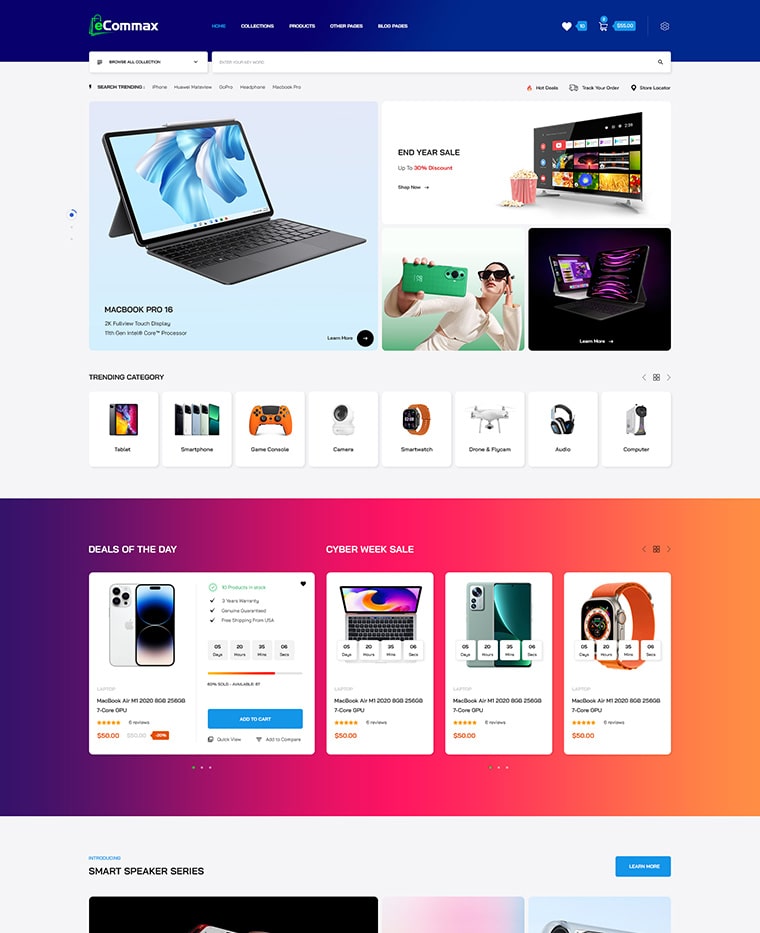 Electronics MegaShop Shopify Theme