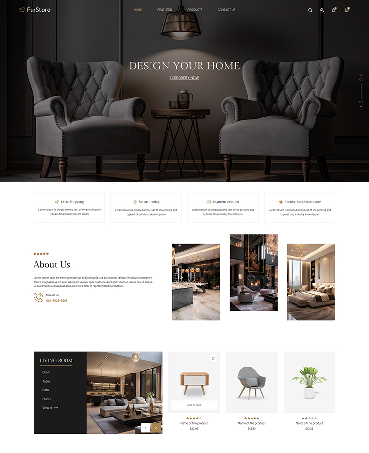 Furniture Home Decor Shopify 2.0 Theme