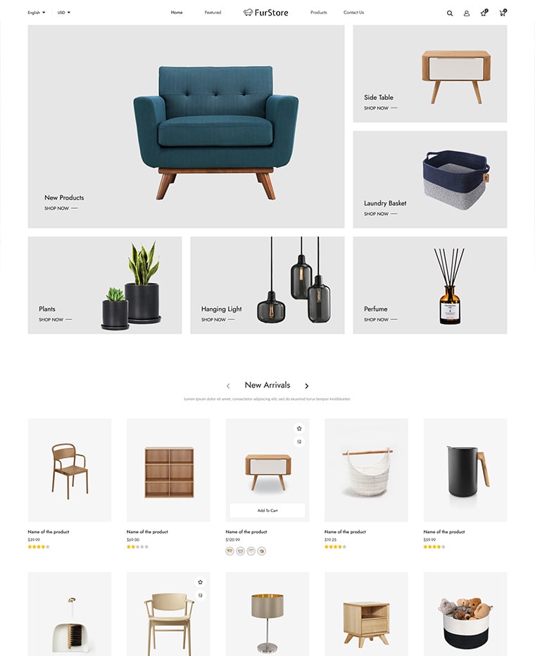 Furniture Home Decor Shopify Theme