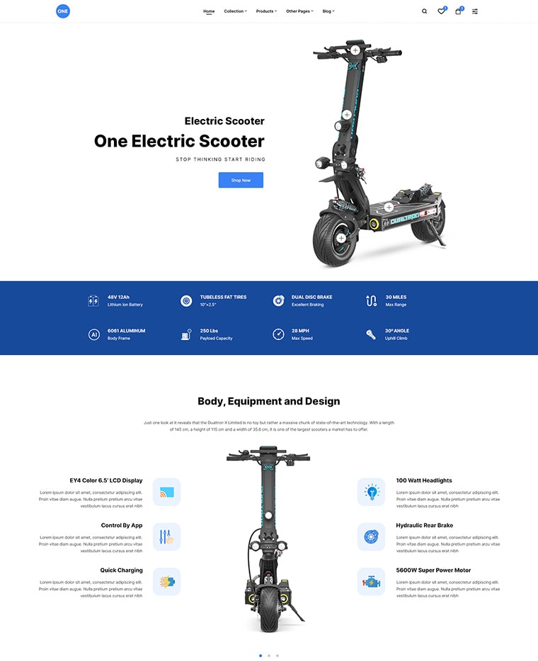 Electric Scooter - Shopify
