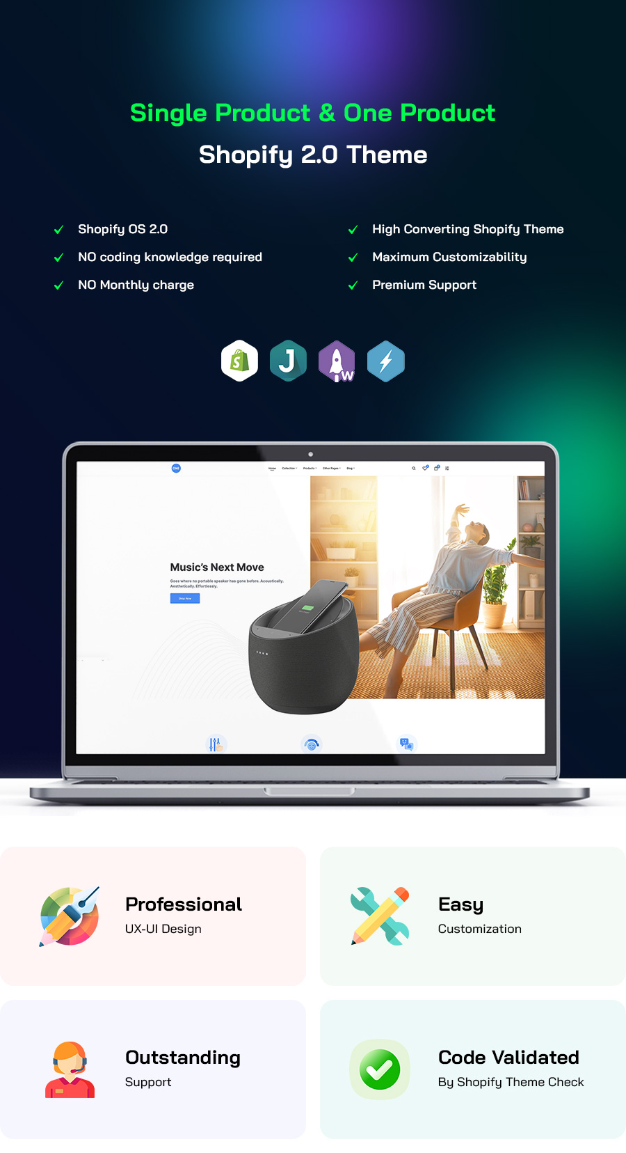 One - Single Product Shopify 2.0 Theme