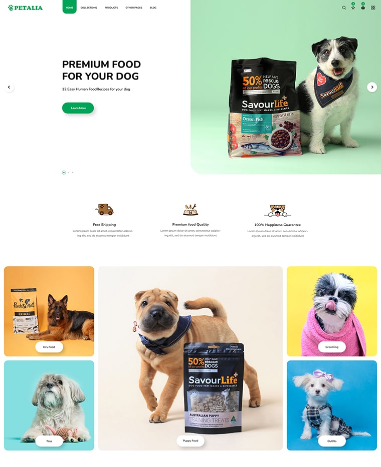 Pet Shop Shopify Theme