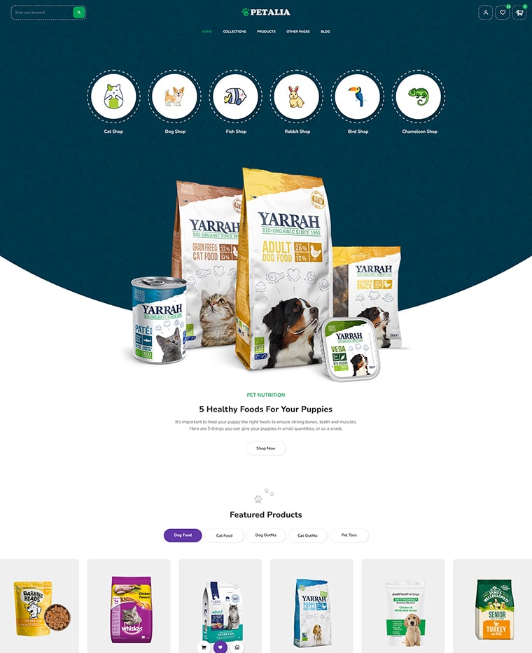 Pet Shop Shopify Theme