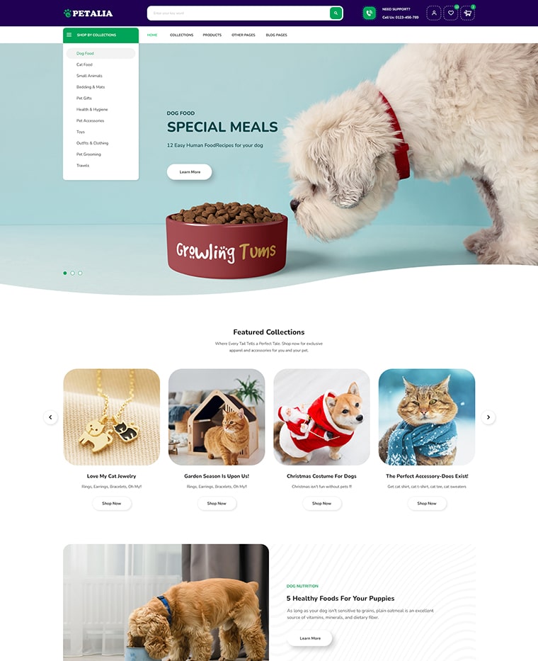 Pet Shop Shopify Theme
